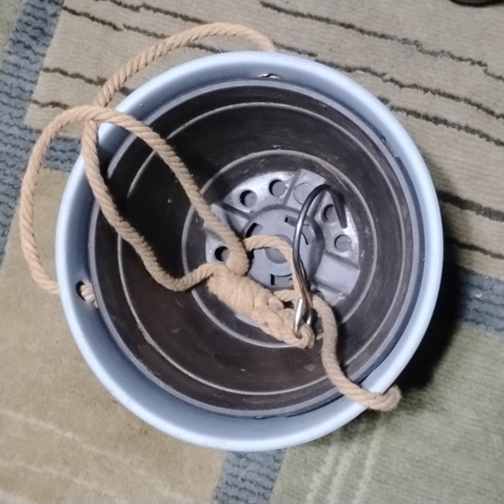 Costa Gray Planter with Rope Handle - Picture 6 of 6